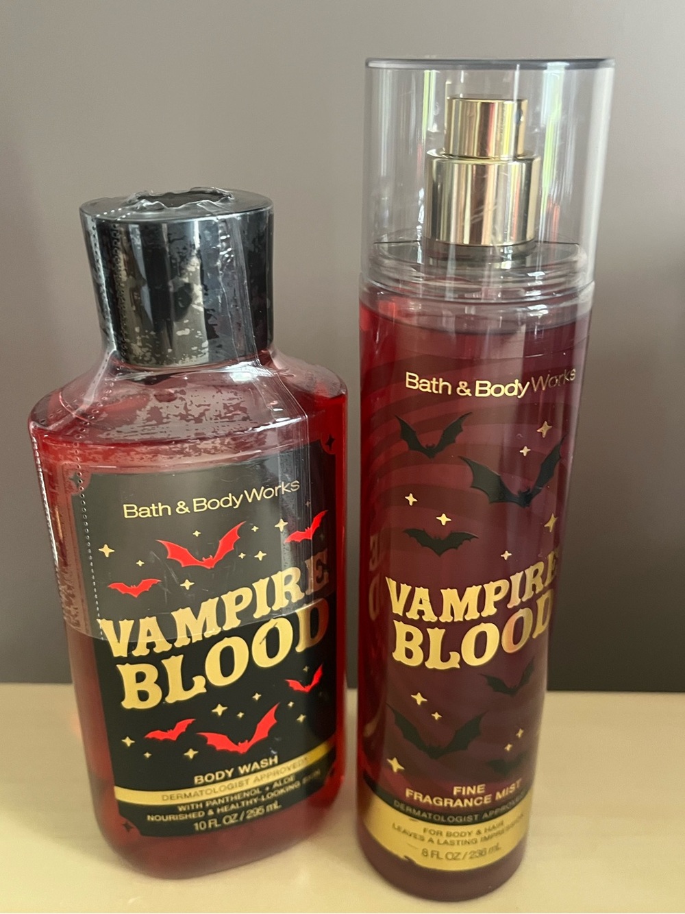 Bath & Body Works Vampire Blood Body Wash & Fine Fragrance Mist New